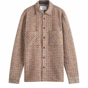 Wax London Men's Plaid Shirt Jacket - Multicolor